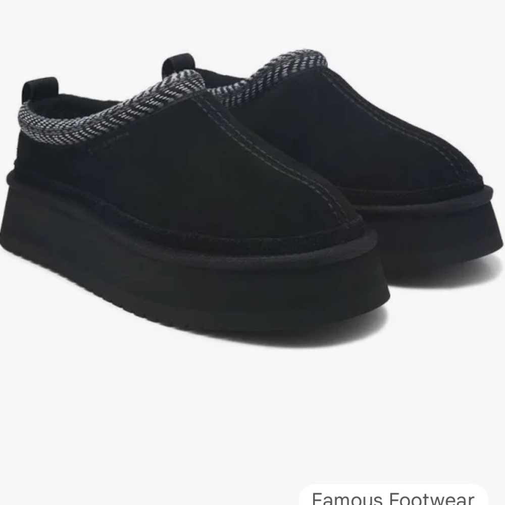 UGG Women's Black Platform Slipper